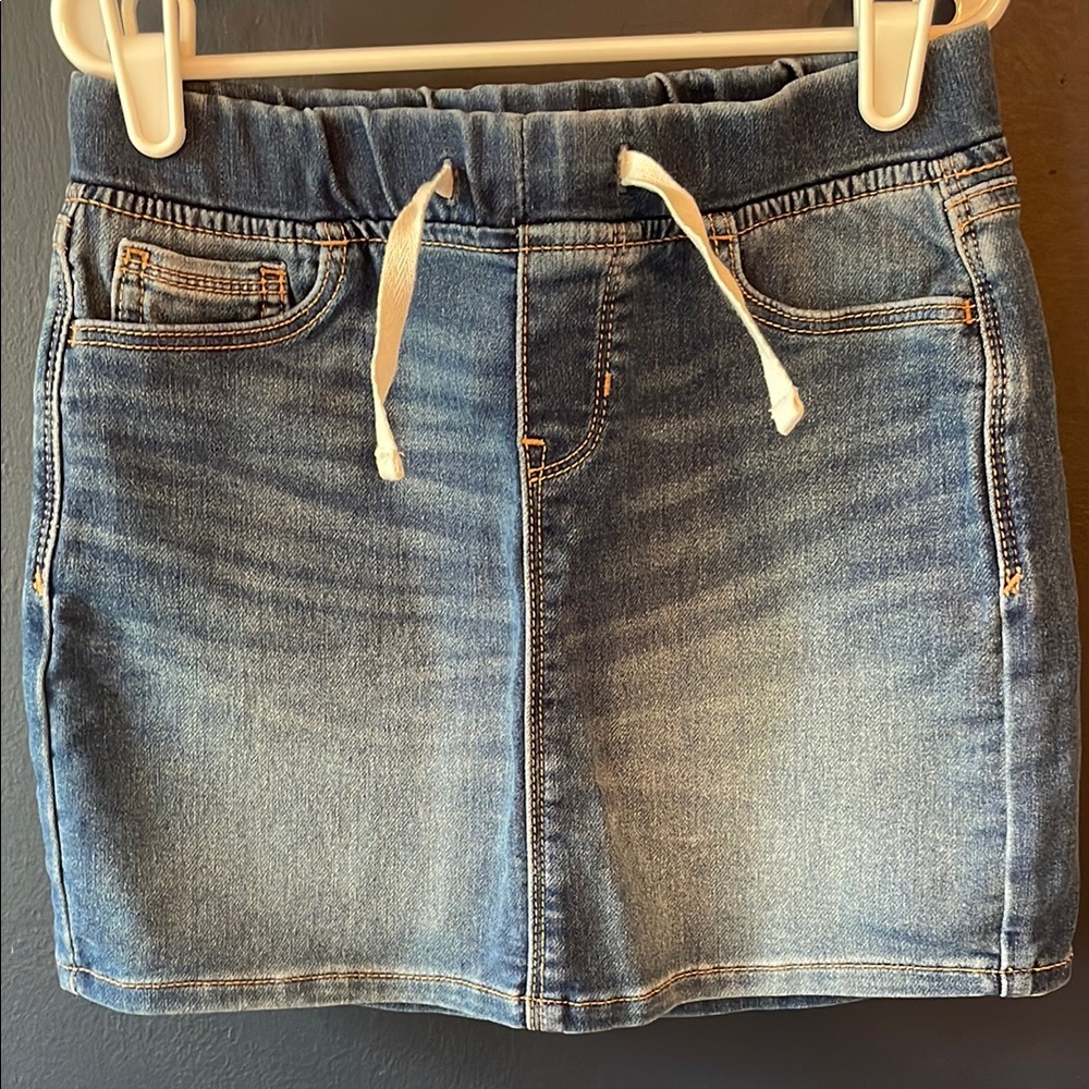 GAP Kids Denim Skirt with Drawstring